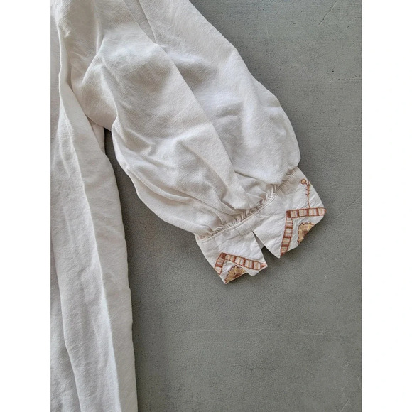 Knox Rose‎ Embroidered Boho Peasant Tunic Popover Top Cottagecore Lagenlook XXL - Picture 6 of 7